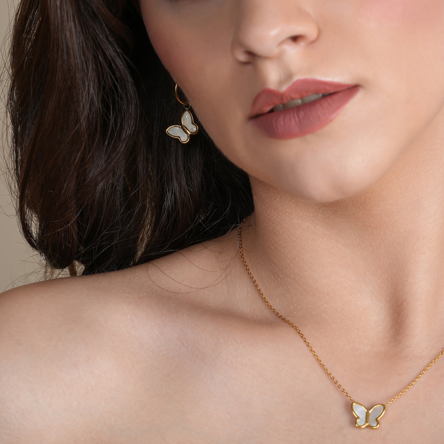 Butterfly Gold Necklace