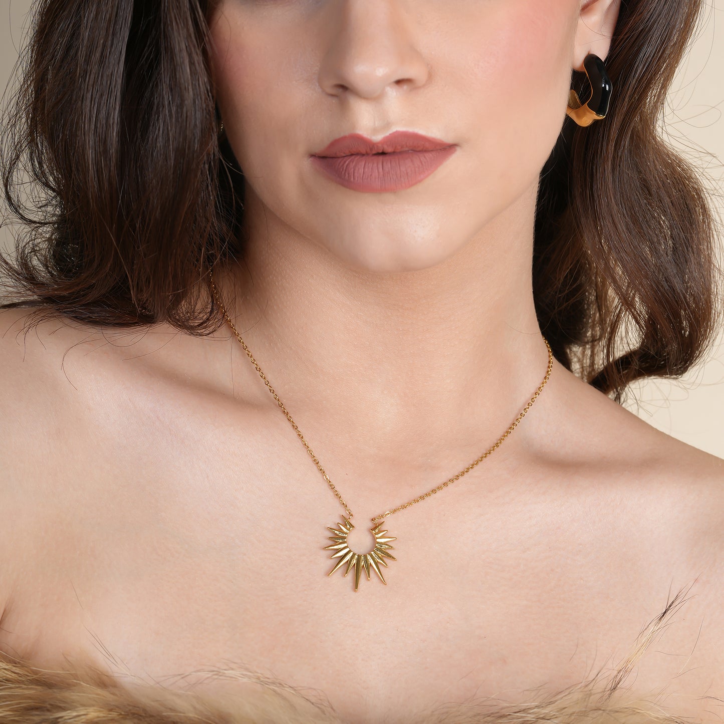 Golden Sunburst Necklace