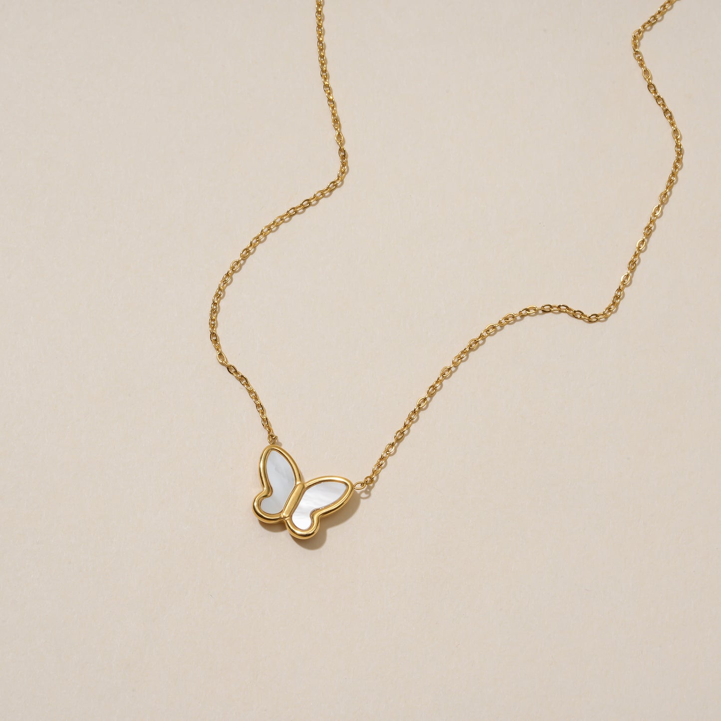 Butterfly Gold Necklace