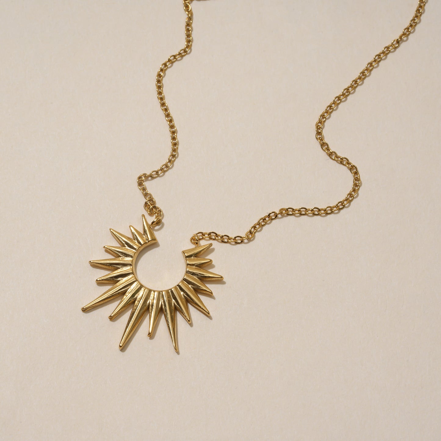 Golden Sunburst Necklace