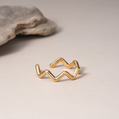 Gold Wave Ring