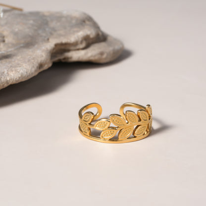 Gold Leaf Ring