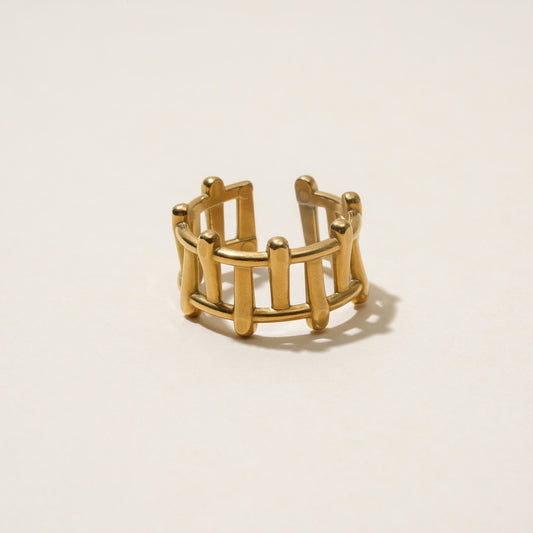 Gold Crown Ring