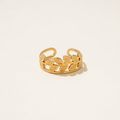 Gold Leaf Ring