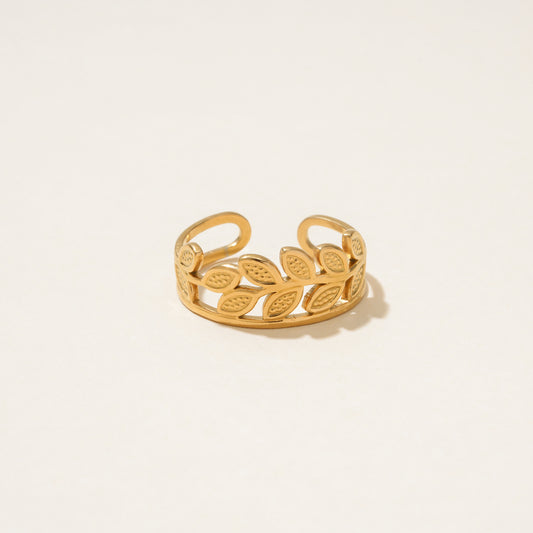 Gold Leaf Ring