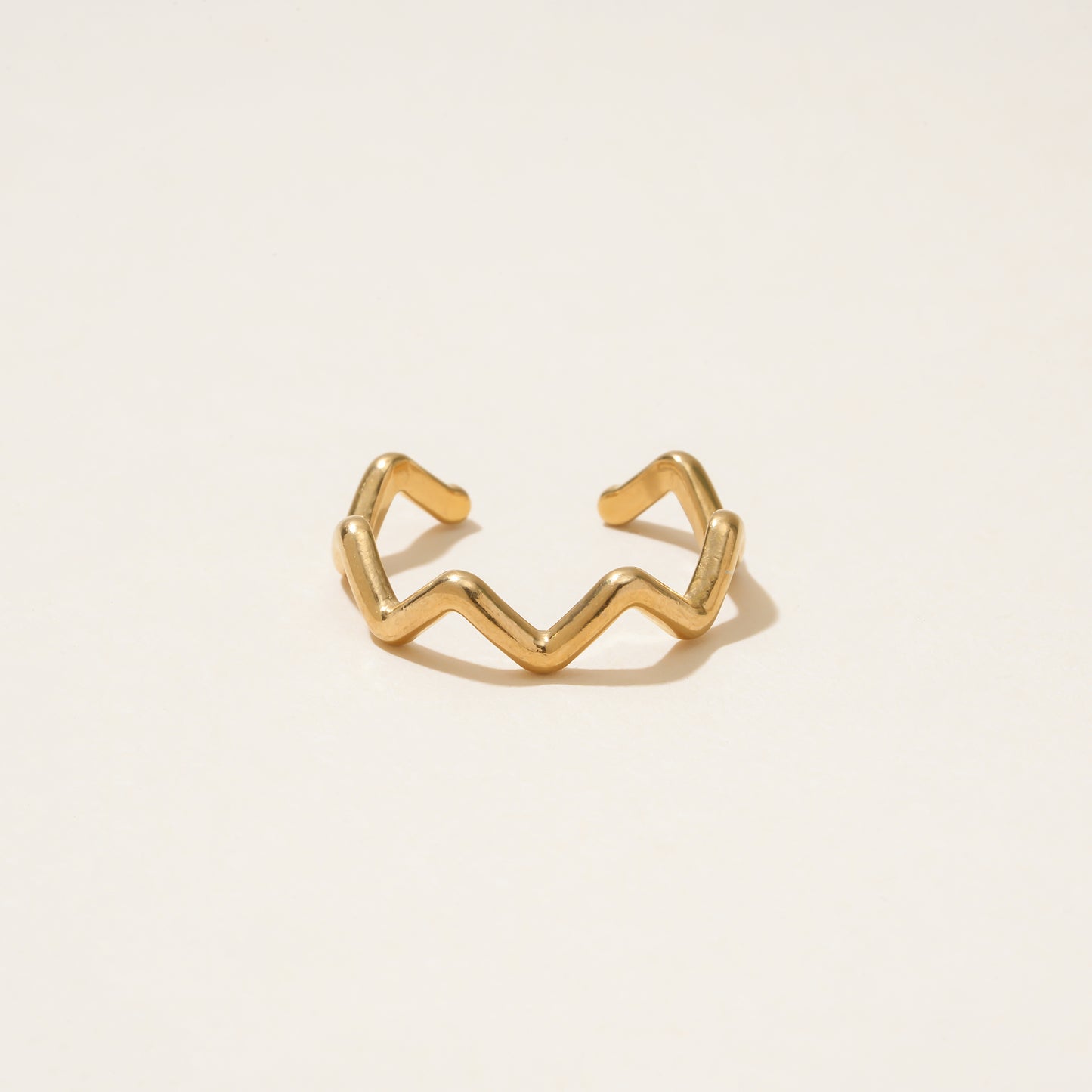 Gold Wave Ring