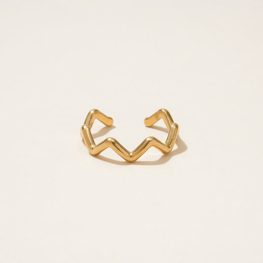 Gold Wave Ring