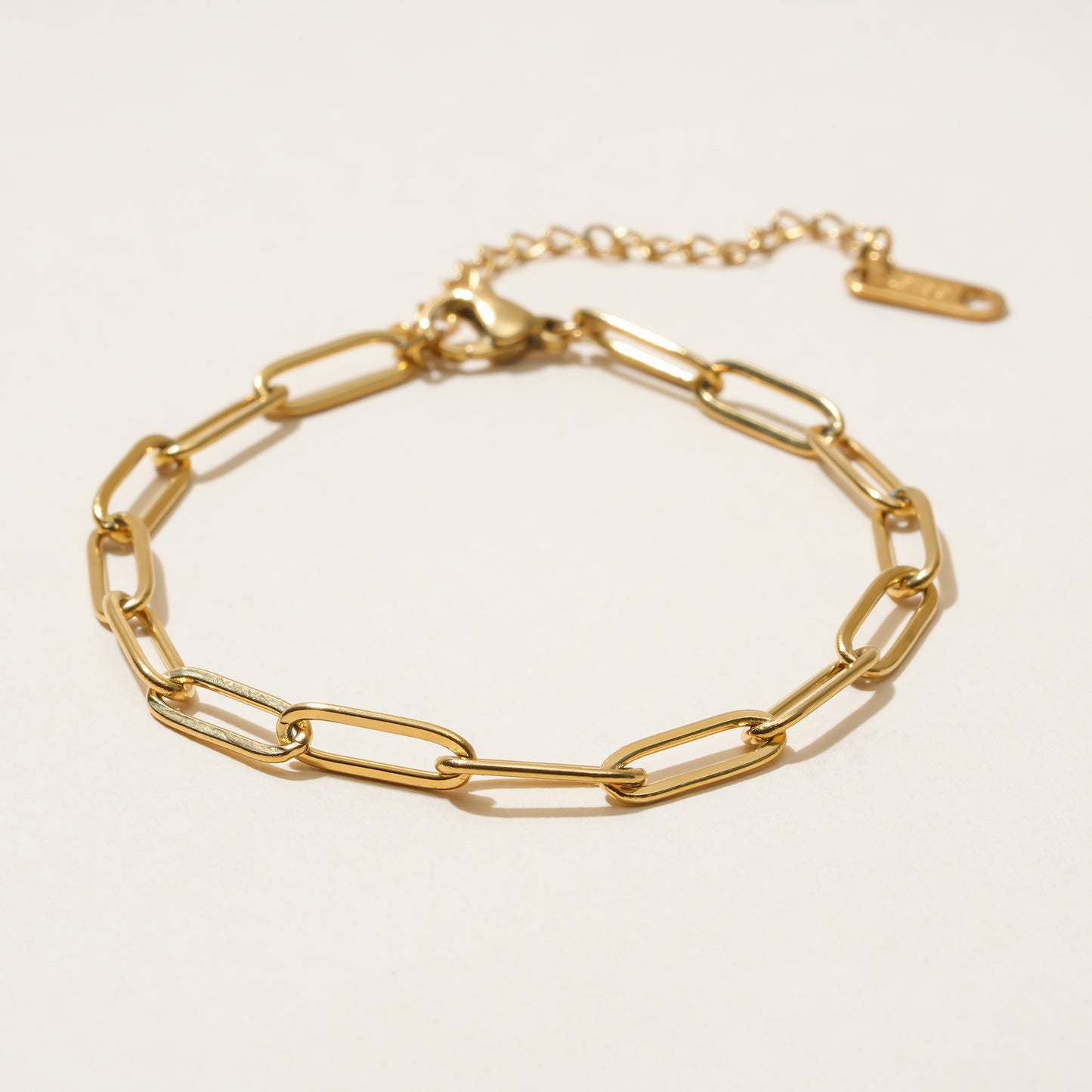 Gold Link Chain Bracelet