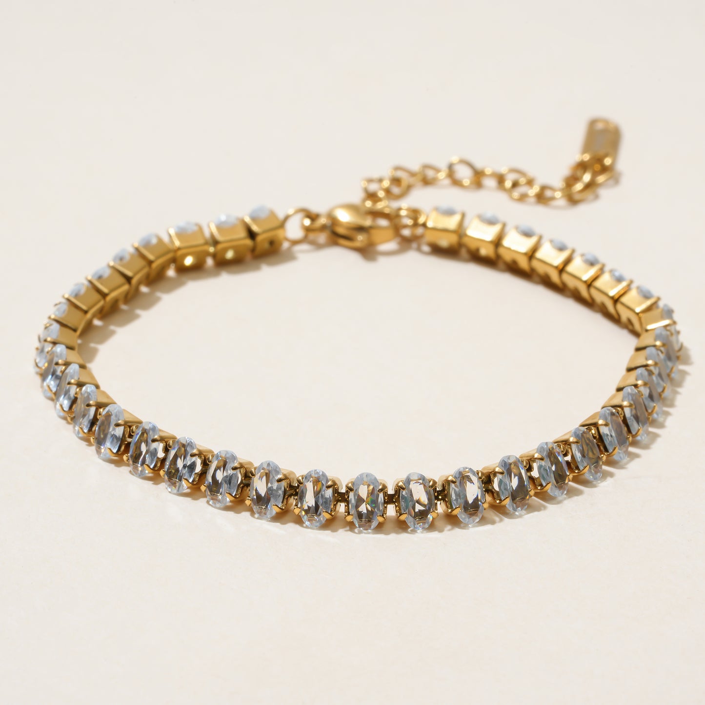 Gold Tennis Bracelet