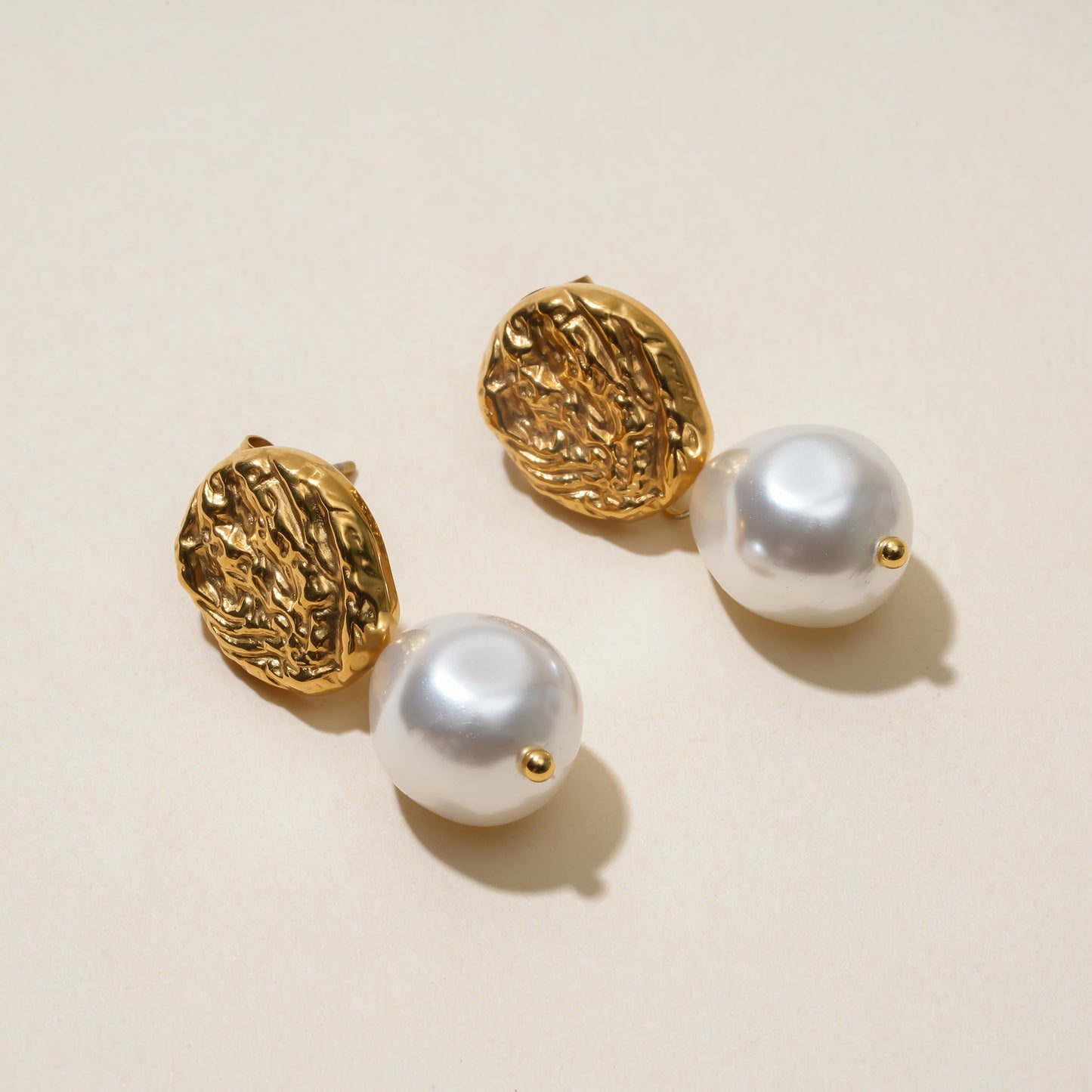 Bold Pearl Drop Earrings